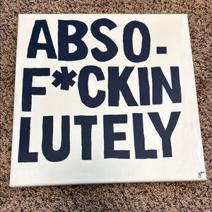 Hand painted Canvas Art, made by me 24x24